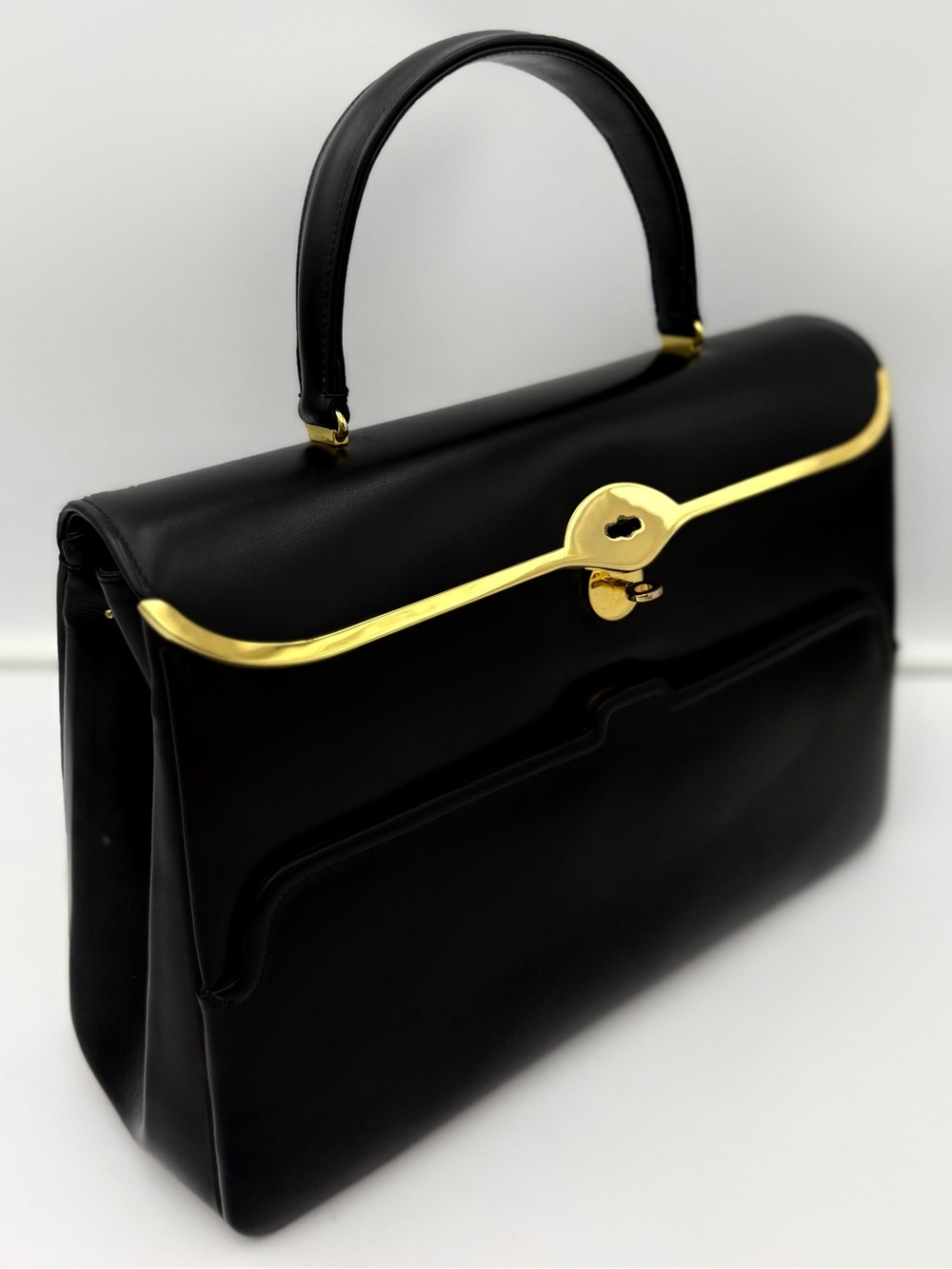 🐢MORABITO COUSU MAIN 1905 PARIS • 1950-70’s Vintage SCALA 33 Bag Made in FRANCE - Picture 5 of 16